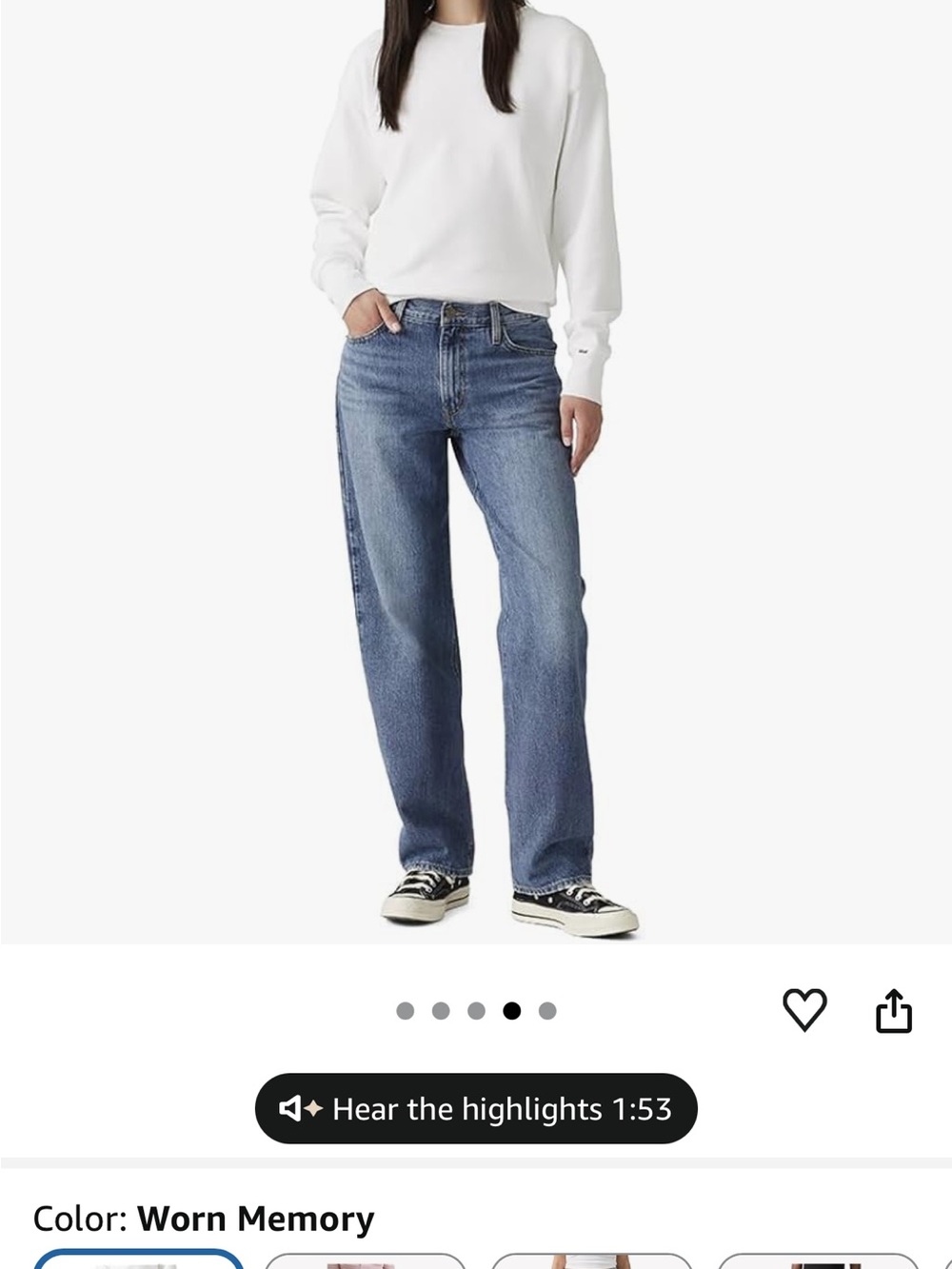 Levi's Women’s 94 Baggy Jeans